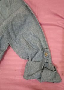 Denim Hooded Jacket