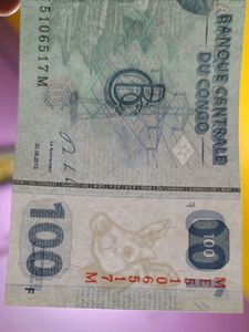 Congo 100 Francs Note💵🌎UNC  Foreign Curreny💵