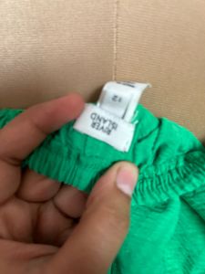 Green Ruffled Playsuit