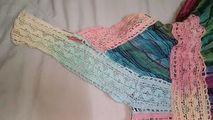 Bohemian Rainbow Tiered Dress