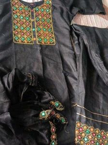 Black Kurta Set