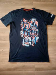 Men's Black Graphic T-Shirt