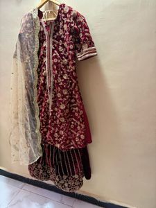 Embroidered Lehenga Choli Set with Dupatta
