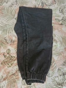 Black Cargo Joggers