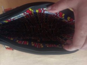 Stylish Black &amp; orange Handbag