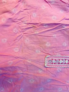 Fits to XXL Vibrant Pink Cotton Kurta Set has litt