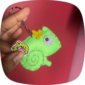 Cute Chameleon Keychain