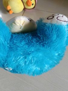 Cute Blue Teddy Bear with Heart