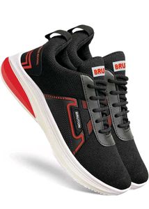 Bruton Stylish Black Casual Shoes