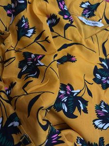 Yellow Floral Maxi Dress