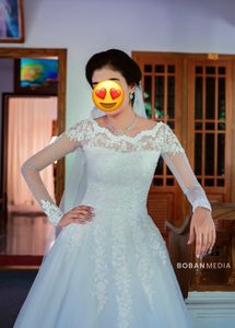 White Designer Wedding Gown