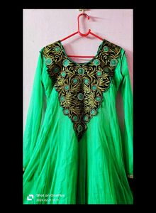 Flared Anarkali Suit 💚