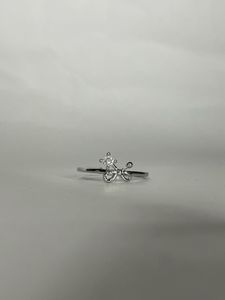 Diamond Butterfly Ring
