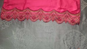 Embellished Pink suit and salwar