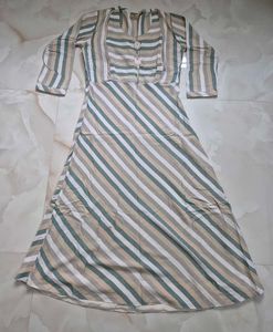 Bohemian Striped Maxi Dress