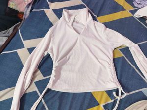Classic White Long Sleeve Top
