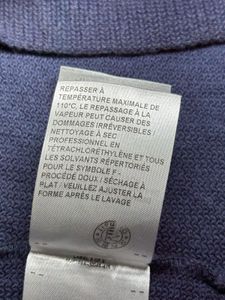 THOM BROWNE Navy Blue Stripes Polo Shirt
