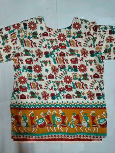Unique Tribal Print Kurti(Xl)
