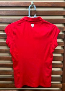 Red Ferrari Puma Polo Shirt