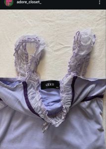 Lilac Ruffle Trim Camisole