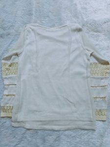 Miss Chase Off white Stylish Top