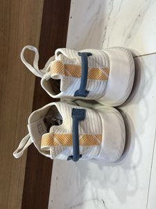 White Knit Sneakers