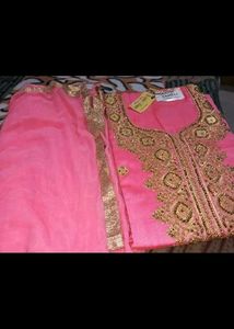 Pink Embroidered Kurta Set
