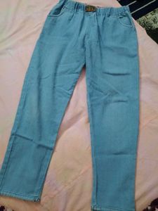 Light Wash Denim Pants