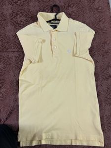 Abercrombie &amp; Fitch Yellow Polo Shirt