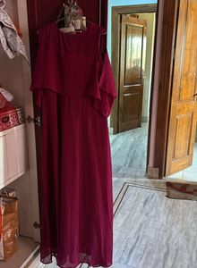 Cold Shoulder Long Dress For You...