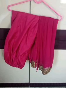 Rose Pink Plazo And Dupatta