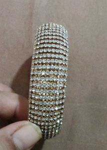 Sparkling Rhinestone Bangle Bracelet