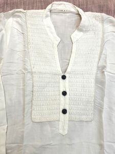 Elegant White Kurta for Women