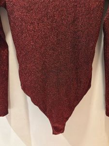 Elegant Sparkling Zipper Bodysuit