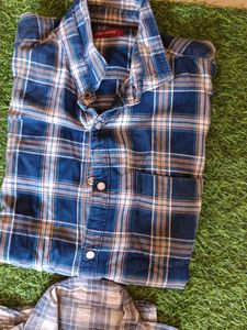 Men's Plaid Button-Down Shirts (Set of 2)