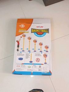 Adjustable Basketball Toy 2 rings broken