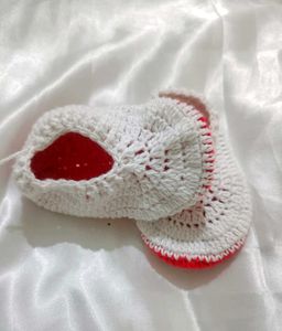 Handmade Crochet Baby Booties