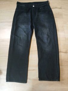 Men's Black Wash Jeans