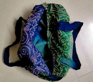 Sale!!! Cotton Handmade Bag Bandini Print
