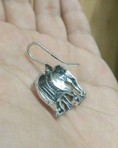 Set of 4 Oxidized Silver Earrings
