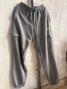 Grey Cargo Joggers
