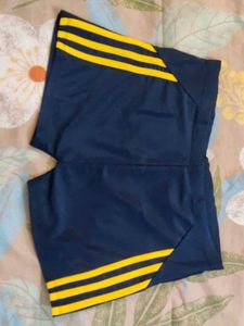 Navy &amp; Yellow Striped Swimming costume