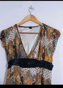 Polyster Multicoloured Dress