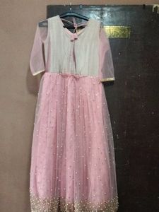 Pink Embellished Gown