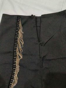 Sparkling Fringe Mini Skirt