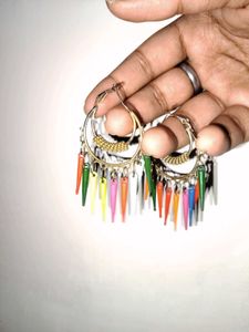 Colorful Hoop Earrings