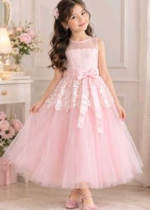 Enchanting Pink Tulle Princess Dress