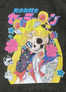 Unisex Anime skull graphic tshirt ❄️