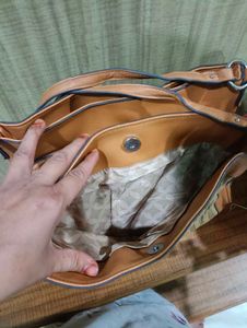 Imported Stylish Striped Shoulder Bag