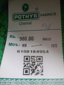 Light Green Saree with Contrast Blouse